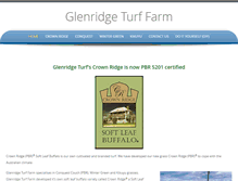 Tablet Screenshot of glenridgeturf.com.au